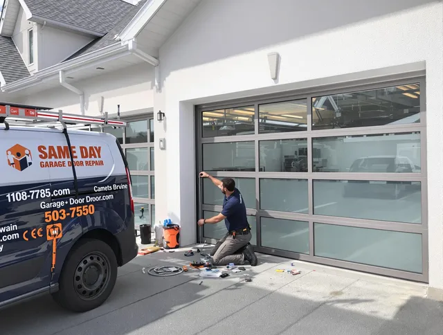 Same-day garage door repair service by Rancho Cucamonga Garage Door Repair in Rancho Cucamonga
